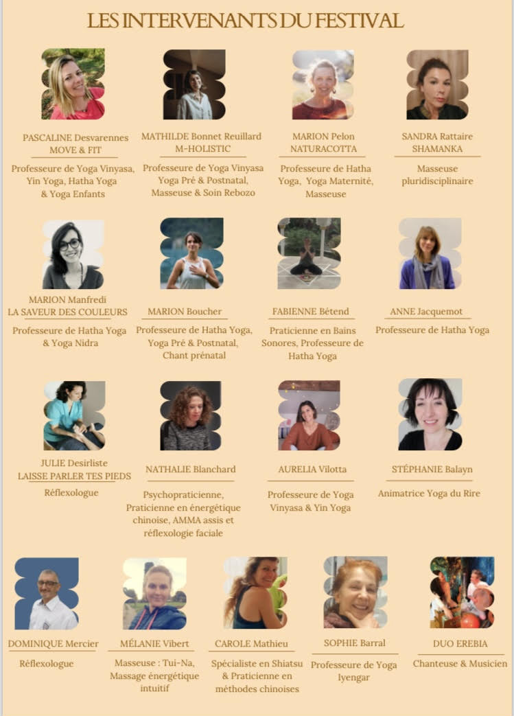 liste intervenants festival