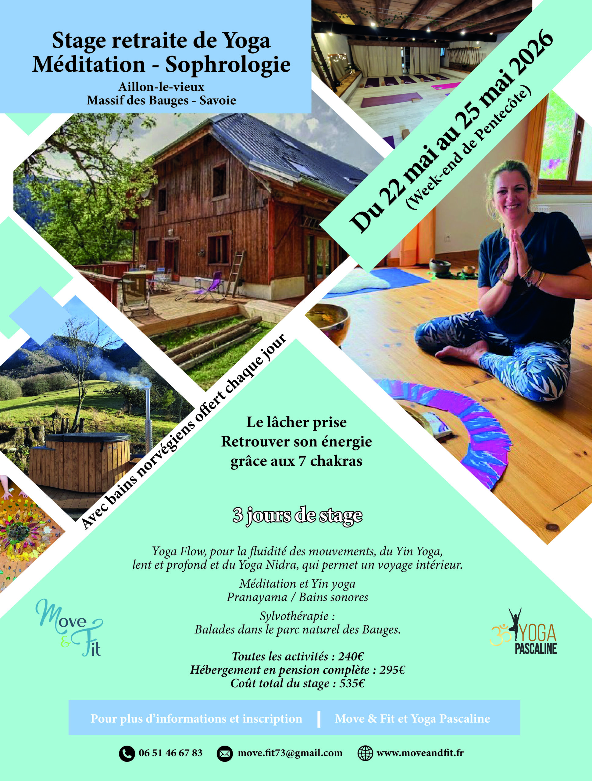 affiche stage 2026(2) Retraite yoga et médiation Chartreuse