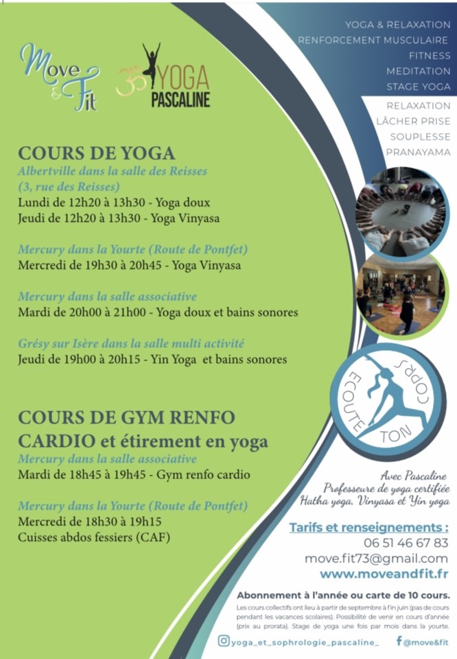 Yoga et fitness à Mercury